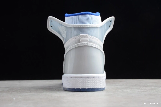 Cheap Jordan Racer Air White CK6637-104 Blue Zoom Retro 1 High 0723